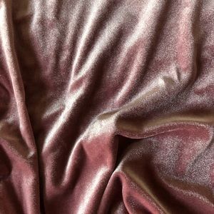 Crushed pink velvet tee shirt